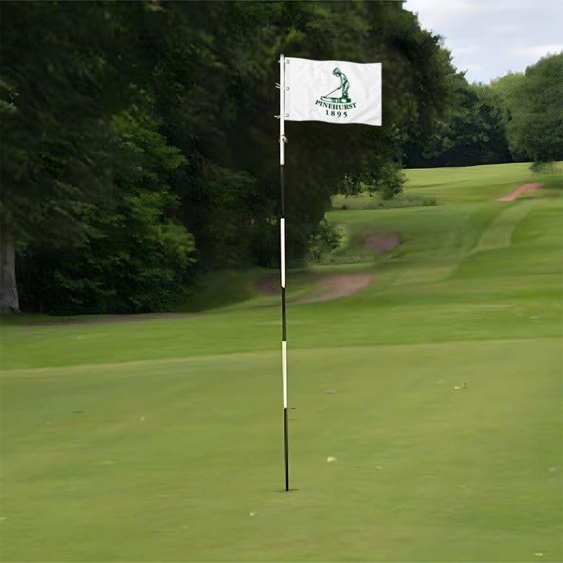 2BUT Pinehurst Golf Club Golf Pin PGA Flag Practic Putting Green Golf Flag For Backyard Garden Double-Sewn 600D Nylon Miniature Pin Flag (A 20"X13" Grommet) - Image 5